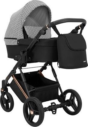Kočárek Kunert Lazzio Premium trojkombinace cooper rám černý + zigzag - obrázek 2