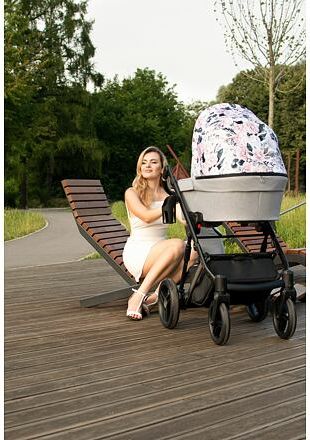 Kočárek Kunert Lazzio Premium trojkombinace cooper rám černý + zigzag - obrázek 34