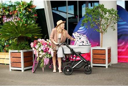 Kočárek Kunert Lazzio Premium trojkombinace cooper rám černý + bordó - obrázek 35