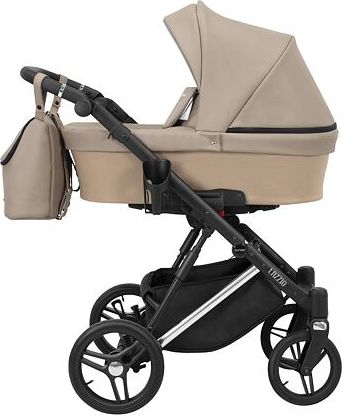 Kočárek Kunert Lazzio Eco Premium dvojkombinace stříbrný rám béžový - obrázek 1