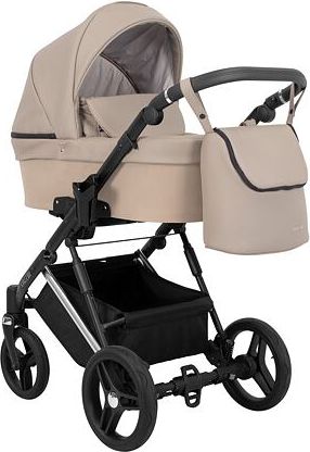 Kočárek Kunert Lazzio Eco Premium dvojkombinace stříbrný rám béžový - obrázek 2