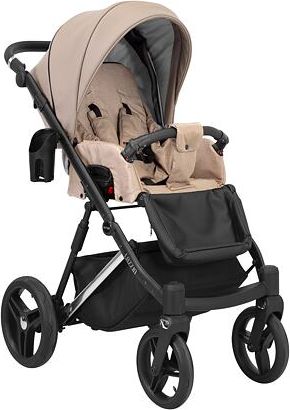 Kočárek Kunert Lazzio Eco Premium dvojkombinace stříbrný rám béžový - obrázek 3