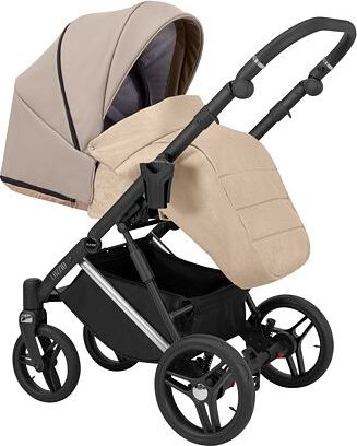 Kočárek Kunert Lazzio Eco Premium dvojkombinace stříbrný rám béžový - obrázek 4