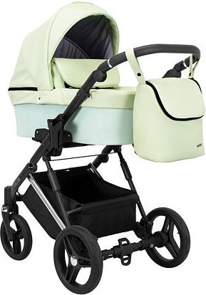 Kočárek Kunert Lazzio Eco Premium dvojkombinace stříbrný rám mátový - obrázek 2
