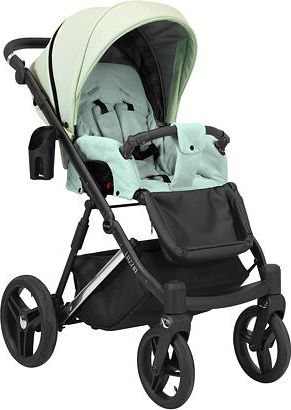 Kočárek Kunert Lazzio Eco Premium dvojkombinace stříbrný rám mátový - obrázek 3