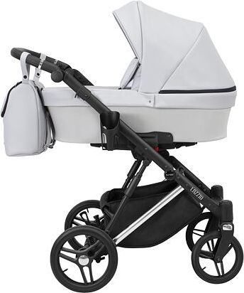 Kočárek Kunert Lazzio Eco Premium trojkombinace stříbrný rám popelavý - obrázek 1