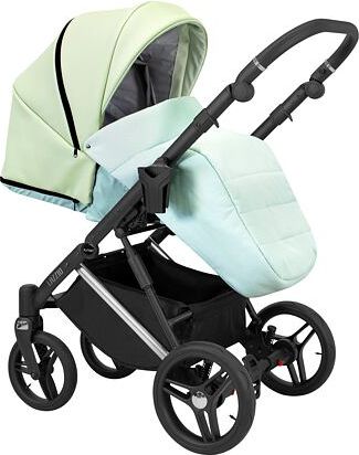 Kočárek Kunert Lazzio Eco Premium trojkombinace stříbrný rám mátový - obrázek 4