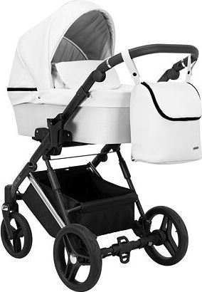 Kočárek Kunert Lazzio Eco Premium trojkombinace stříbrný rám bílý - obrázek 2