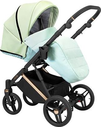 Kočárek Kunert Lazzio Eco Premium dvojkombinace cooper rám mátový - obrázek 4