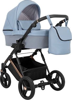 Kočárek Kunert Lazzio Eco Premium dvojkombinace cooper rám modrý - obrázek 2