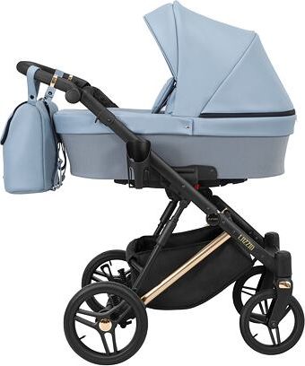 Kočárek Kunert Lazzio Eco Premium trojkombinace cooper rám modrý - obrázek 1