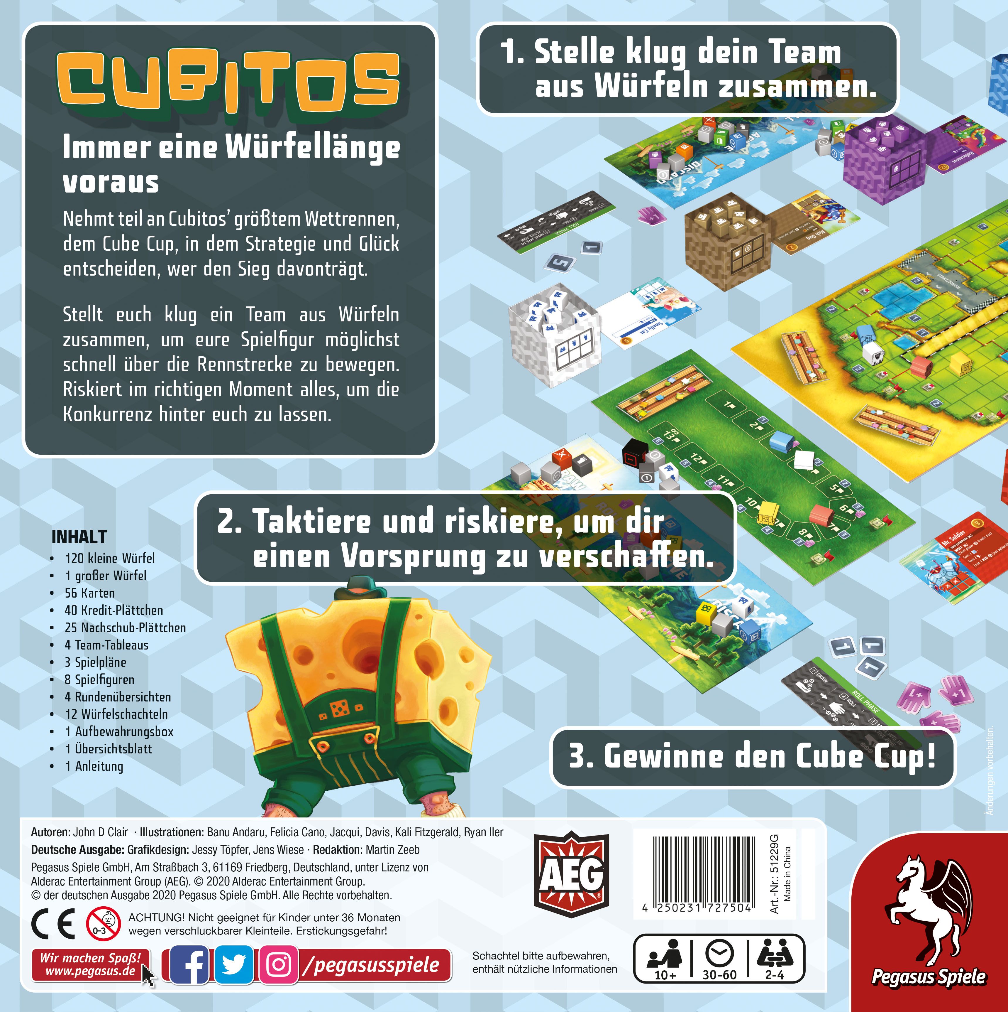 Alderac Entertainment Group Cubitos - DE - obrázek 2