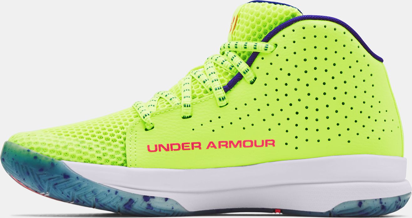 Boty Under Armour UA GS Jet Splash - žlutá - 38 - obrázek 2