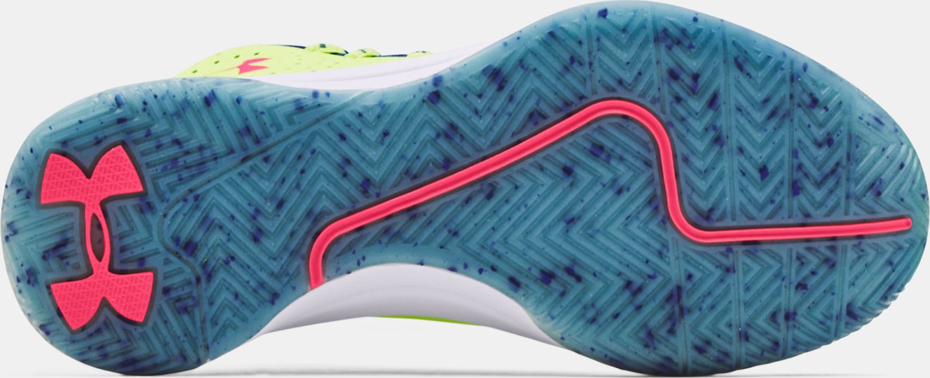 Boty Under Armour UA GS Jet Splash - žlutá - 38 - obrázek 4