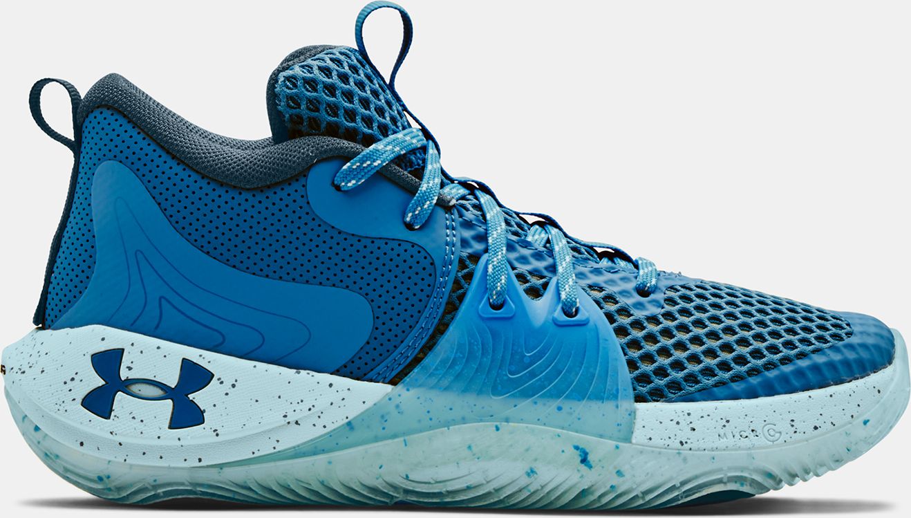 Under Armour Embiid 1 Basketball Tenisky dětské Modrá - 39 - obrázek 1