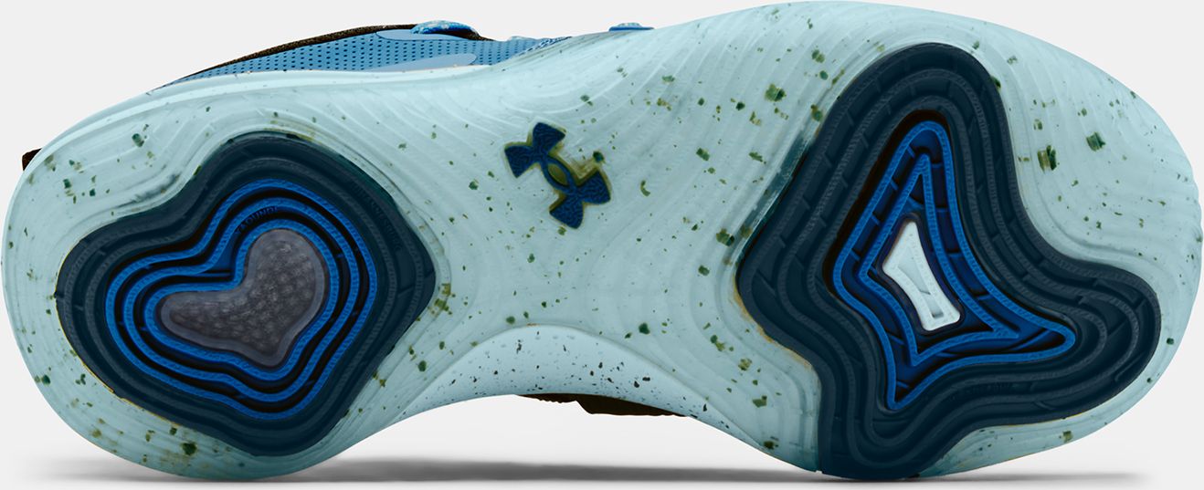 Under Armour Embiid 1 Basketball Tenisky dětské Modrá - 39 - obrázek 4