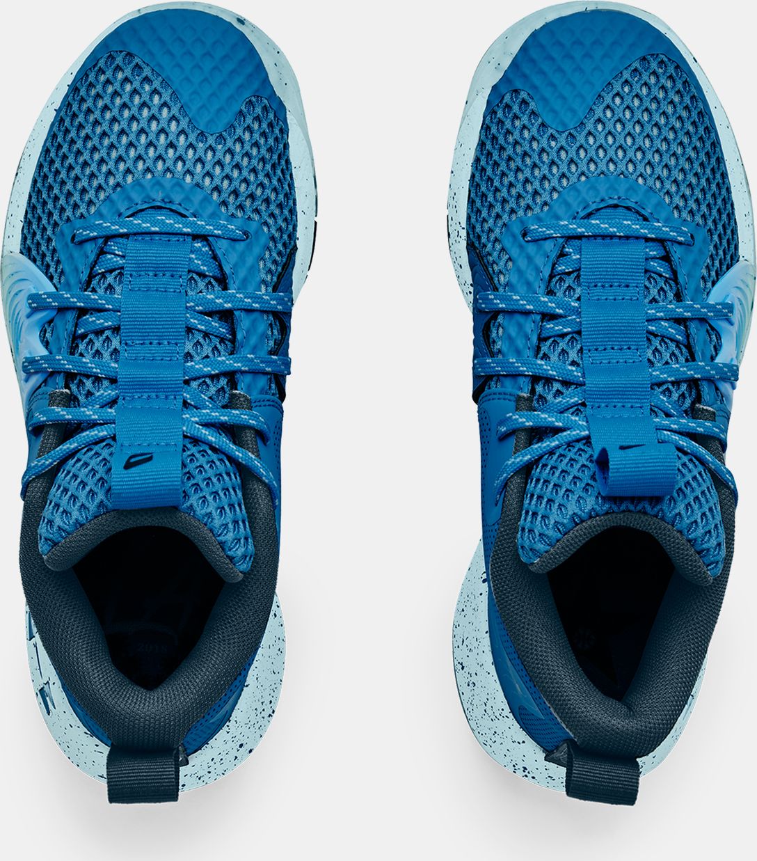 Under Armour Embiid 1 Basketball Tenisky dětské Modrá - 39 - obrázek 5