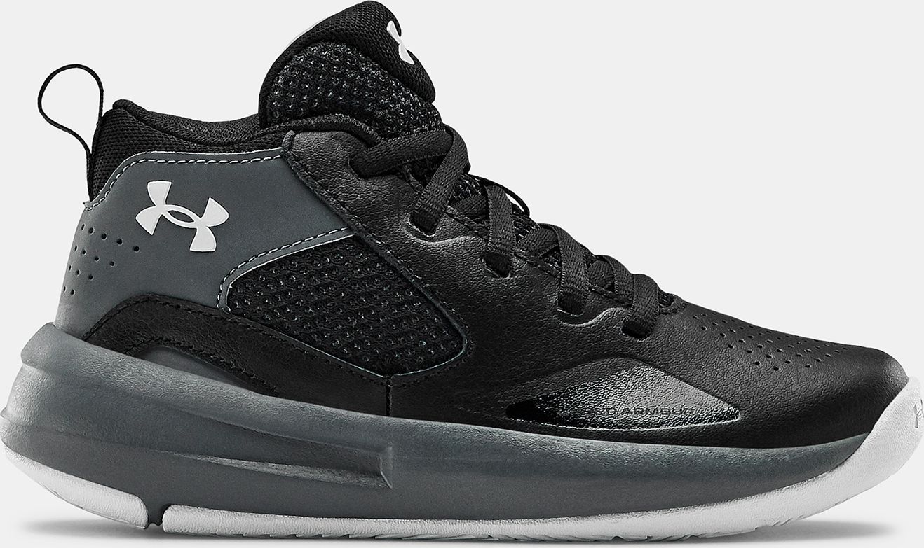 Under Armour Pre-School UA Lockdown 5 Basketball Tenisky dětské Černá - 33 1/2 - obrázek 1