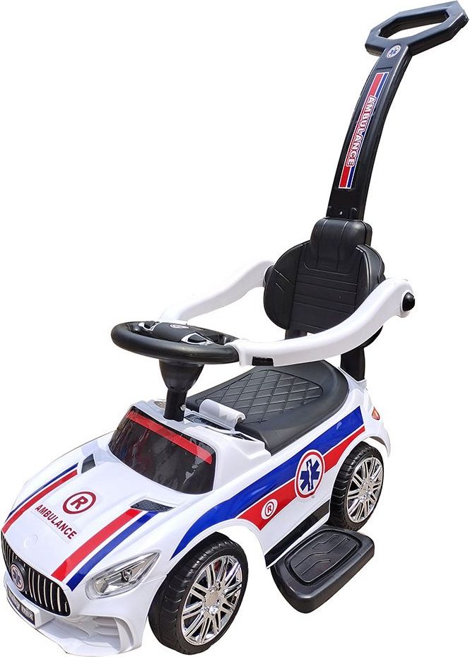BABY MIX Dětské odrážedlo se zvukem Varianta: Baby Mix AMBULANCE - bílá - obrázek 1