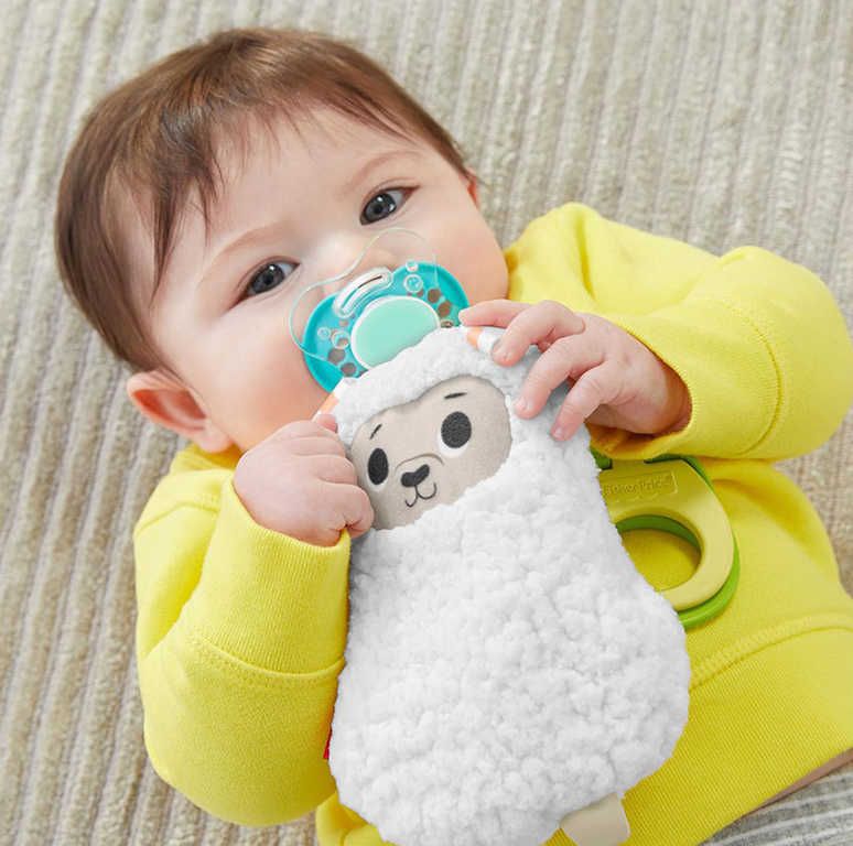 FISHER PRICE PLYŠ Baby klip na dudlík pro miminko 2 druhy *PLYŠOVÉ HRAČKY* - obrázek 2