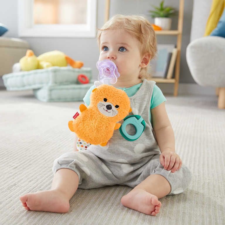 FISHER PRICE PLYŠ Baby klip na dudlík pro miminko 2 druhy *PLYŠOVÉ HRAČKY* - obrázek 3