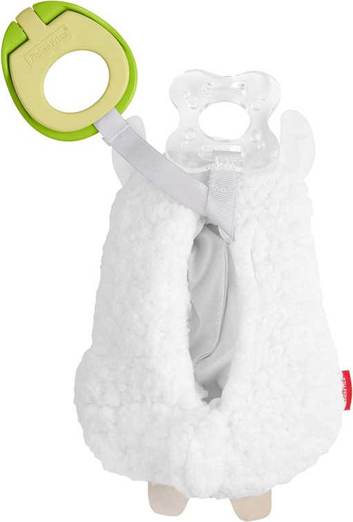 FISHER PRICE PLYŠ Baby klip na dudlík pro miminko 2 druhy *PLYŠOVÉ HRAČKY* - obrázek 4