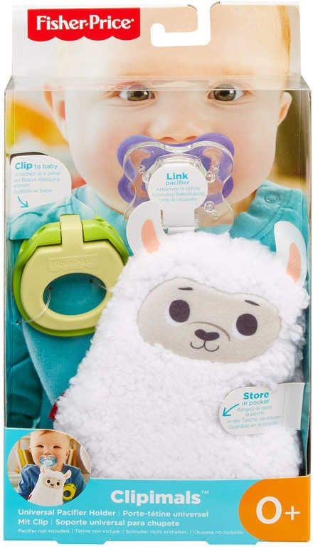 FISHER PRICE PLYŠ Baby klip na dudlík pro miminko 2 druhy *PLYŠOVÉ HRAČKY* - obrázek 6