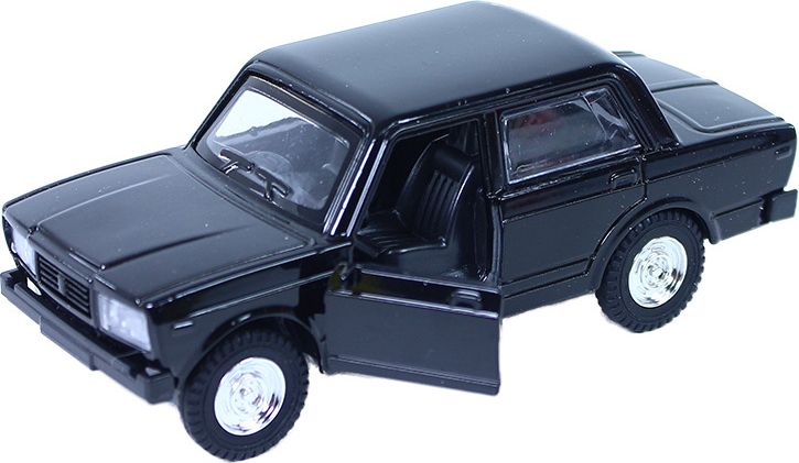 Auto Lada retro model 12cm zpětný chod na baterie Světlo Zvuk 3 barvy kov - obrázek 1