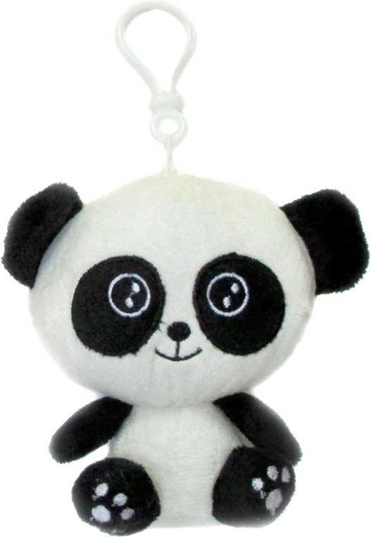 PLYŠ Zvířátko přívěšek 12cm kočička / panda 2 druhy *PLYŠOVÉ HRAČKY* - obrázek 1