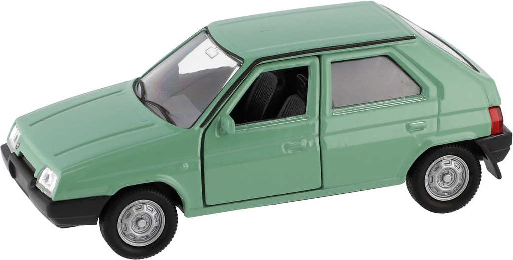 WELLY Auto retro model Škoda Favorit kov 11cm volný chod 4 barvy - obrázek 1