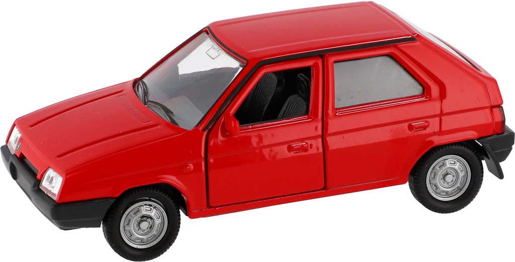 WELLY Auto retro model Škoda Favorit kov 11cm volný chod 4 barvy - obrázek 3
