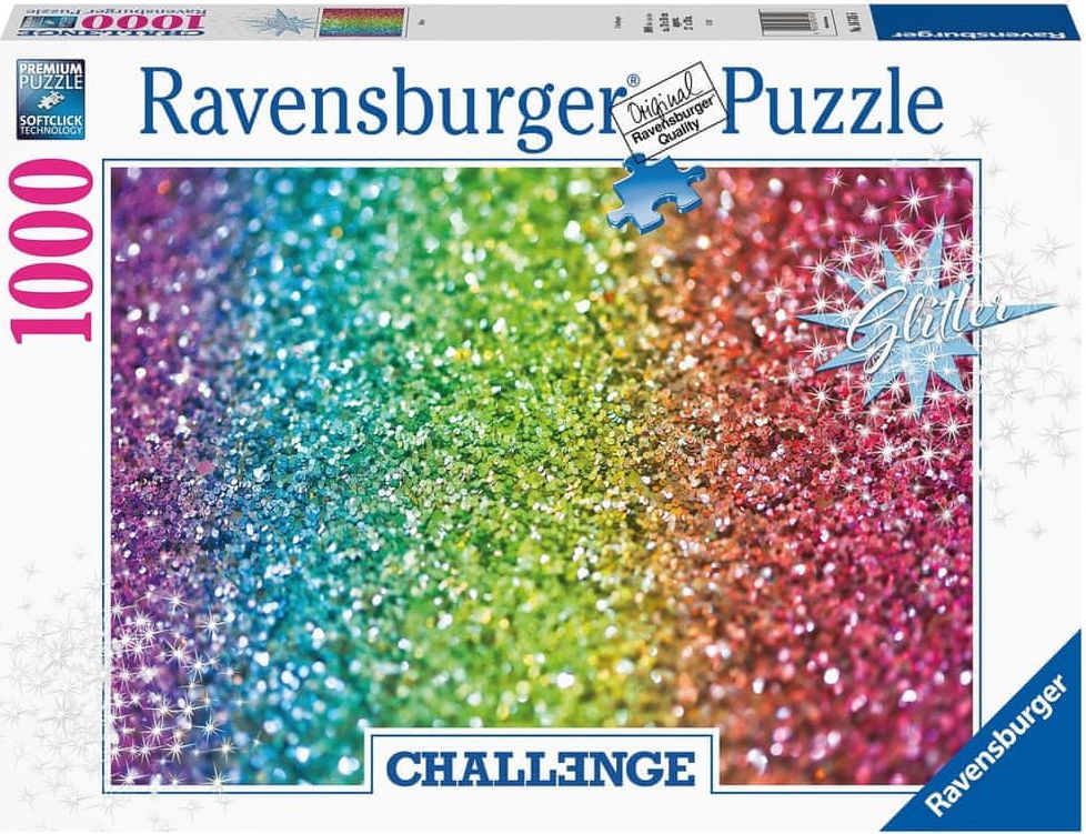 Ravensburger 167456 Challenge Puzzle: Glitter 1000 dílků - obrázek 1