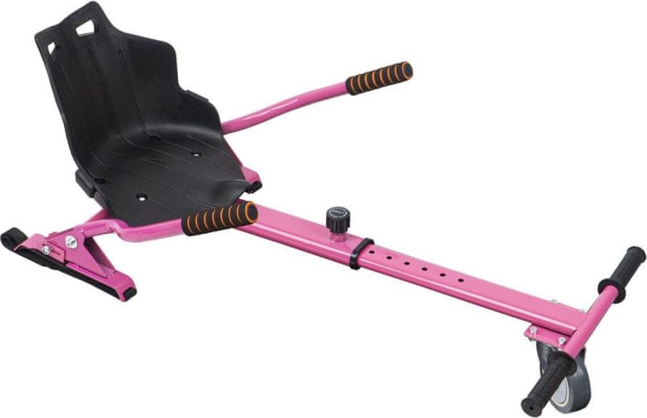 Berger Hoverkart - rám se sedadlem pro hoverboard 6,5" / 8" / 10" Pink - obrázek 1
