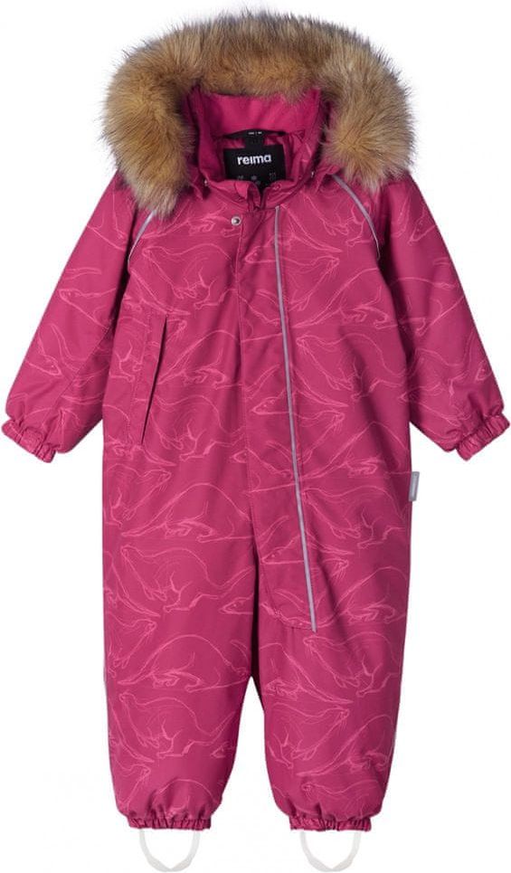 Reima dívčí zimní overal Lappi 510360F-3601 80 růžová - obrázek 1