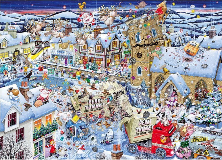 Gibsons Puzzle Miluji Vánoce 1000 dílků - obrázek 1