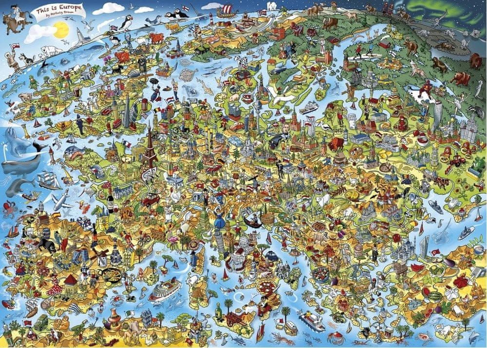 Gibsons Puzzle To je Evropa 1000 dílků - obrázek 1
