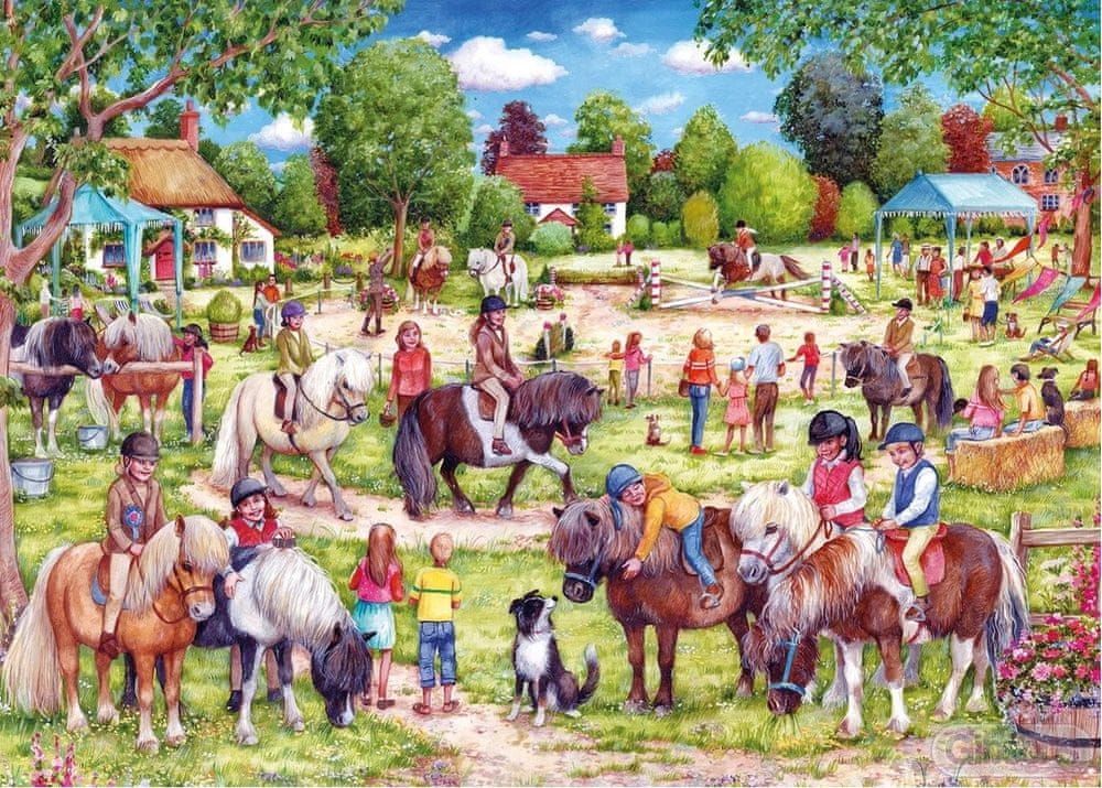 Gibsons Puzzle Shetland Pony Club 1000 dílků - obrázek 1