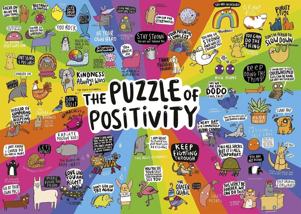 Gibsons Puzzle pozitivního myšlení 1000 dílků - obrázek 1