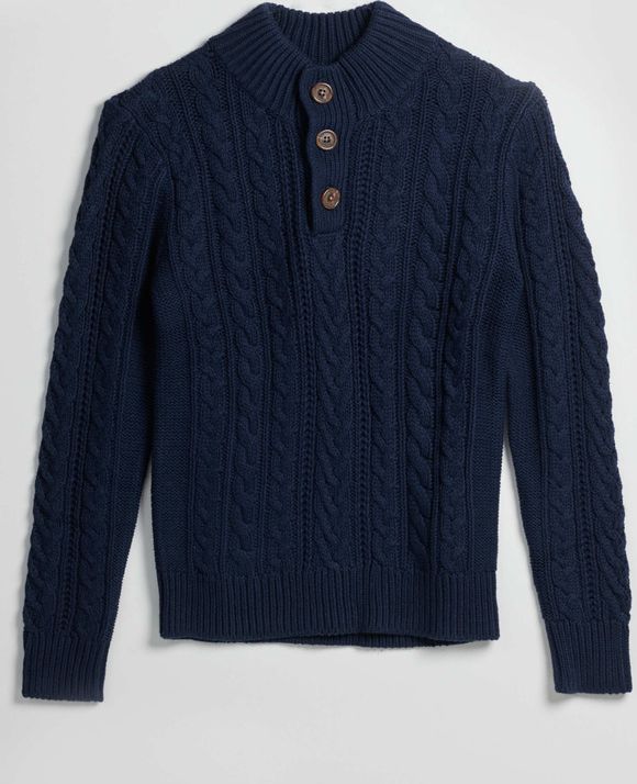 Svetr dětský GAP | Modrá | Chlapecké | XL - obrázek 1