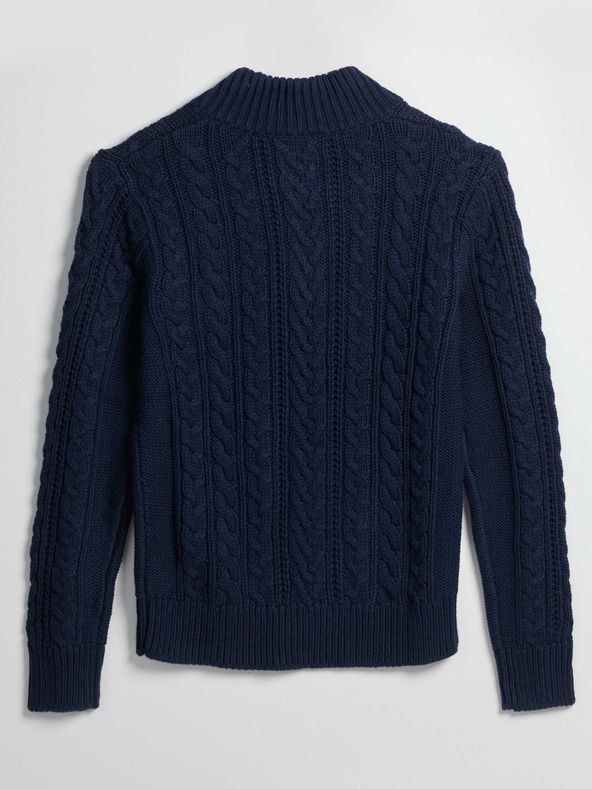 Svetr dětský GAP | Modrá | Chlapecké | XL - obrázek 3