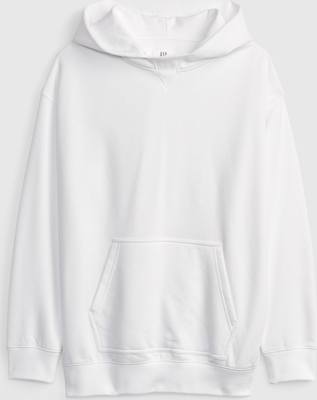 Bílá klučičí mikina teen oversized GAP - 128 - obrázek 2