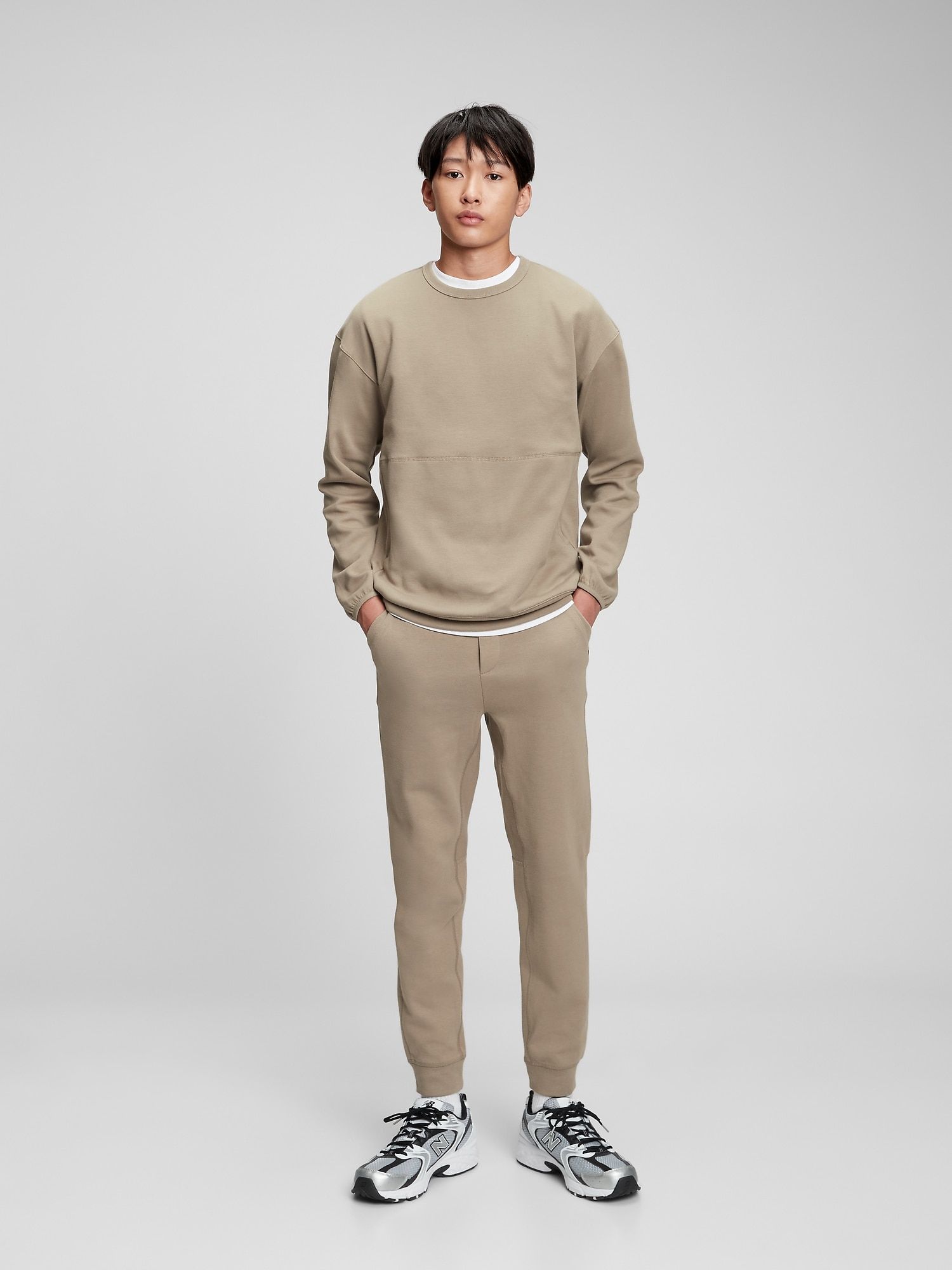 Smetanová klučičí mikina teen fit GAP - 140 - obrázek 1
