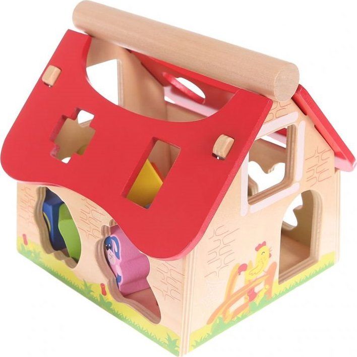 ECOTOYS Vkládací domeček se zvířátky - obrázek 7