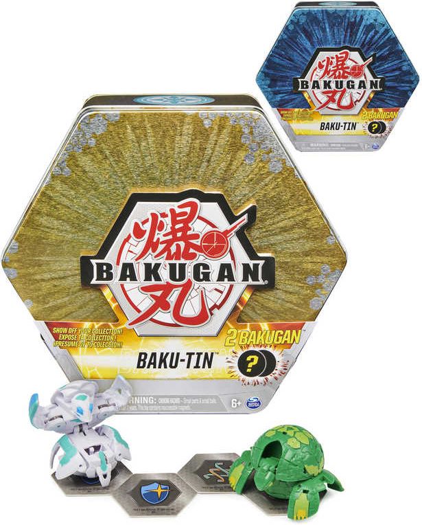 SPIN MASTER Plechový box s exkluzivním Bakuganem s3 s doplňky 2 druhy - obrázek 1