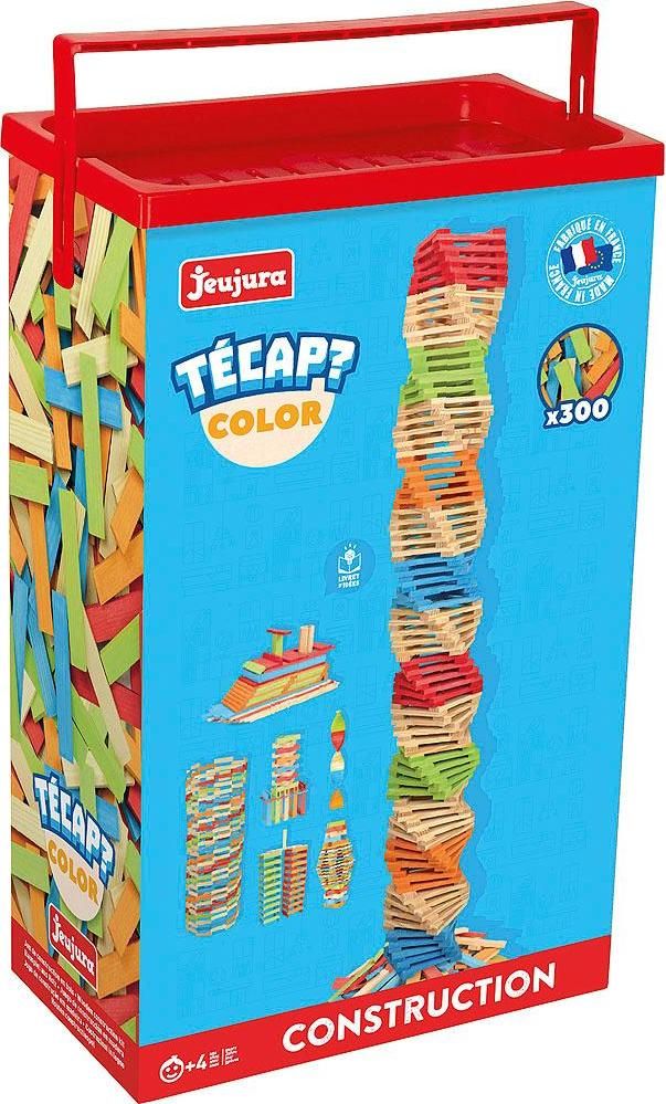 Jeujura Dřevěná stavebnice TECAP 300 dílků - obrázek 1