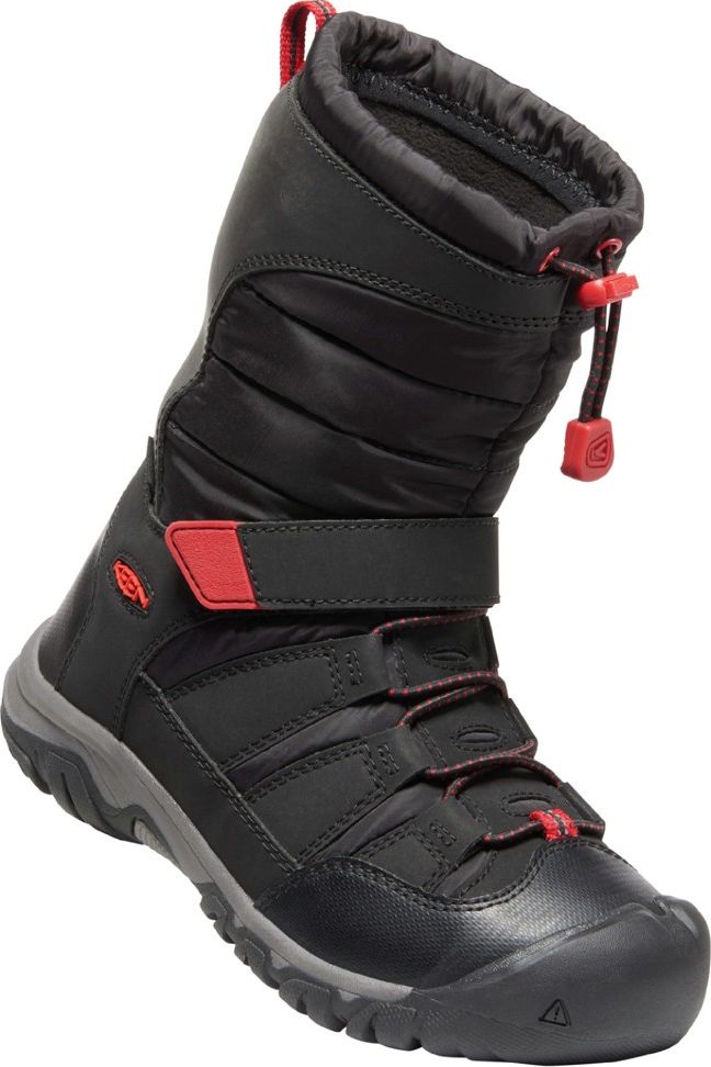KEEN WINTERPORT NEO DT WP Y black/red carpet velikost: US1 -32/33 EU - obrázek 3