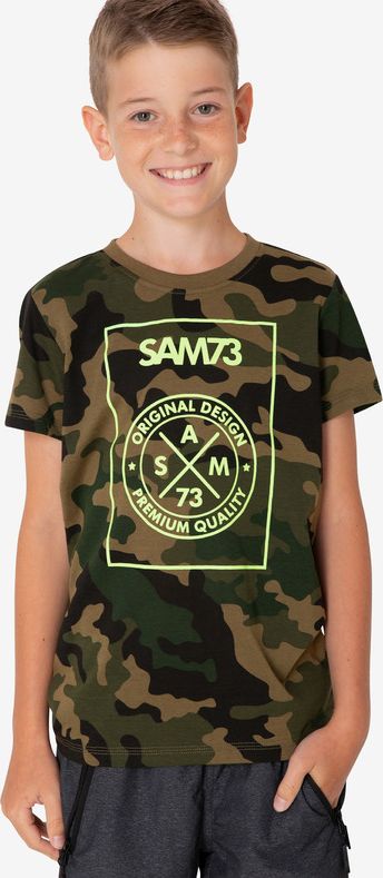 Triko dětské Sam 73 | Zelená | Chlapecké | 116 - obrázek 1