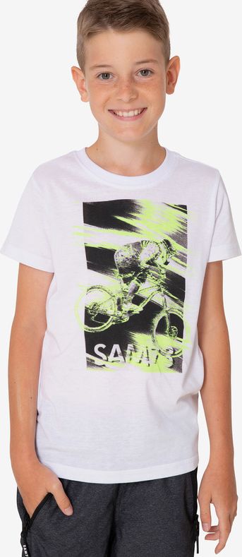 Triko dětské Sam 73 | Bílá | Chlapecké | 128 - obrázek 1
