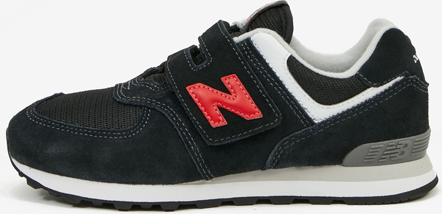 Černé klučičí semišové boty New Balance - 31 - obrázek 1