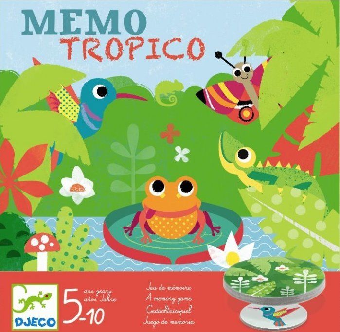 DJECO Paměťová hra Memo Tropico - obrázek 1